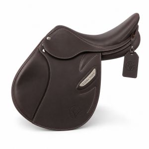 Selvara Heritage Brown Leather Horse Riding Saddle
