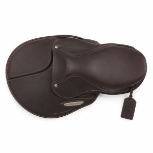Selvara Heritage Brown Leather Horse Riding Saddle