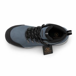 Steelridge H8 Black and Grey High Ankle Support Leather Safety Shoes
