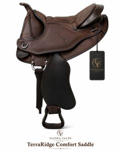 Terraridge Comfort Brown Leather Horse Western Saddle