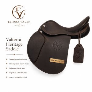 Valterra Heritage Brown Leather Horse Riding Saddle