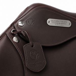Valthera Classic Walnut Brown Leather Horse Riding Saddle