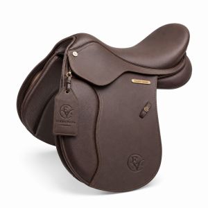 Velmora Classic Brown Soft Grain Premium Leather Horse Riding Saddle