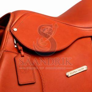 Ambercrest Classic Warm Amber Leather Horse Riding Saddle