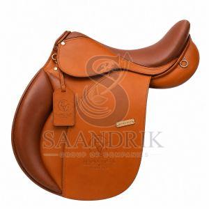 Ambercrest Heritage Tan Brown Leather Horse Riding Saddle