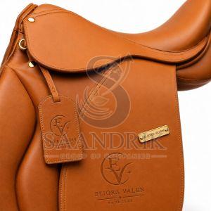 Ambercrest Heritage Tan Brown Leather Horse Riding Saddle