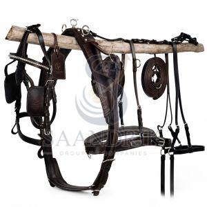 American Style Rage Brown Leather Horse Harness