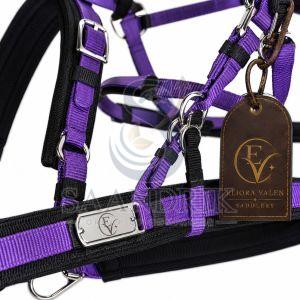 Amethyst Glide Nylon Horse Harness Set