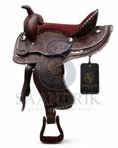 Canyonlace Rawhide Brown Leather Horse Western Saddle