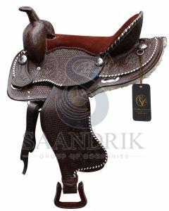 Canyonlace Rawhide Brown Leather Horse Western Saddle