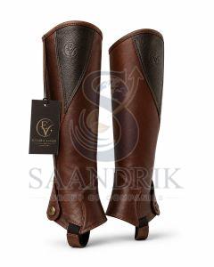 Duoverve Accent Horse Riding Leather Half Chap