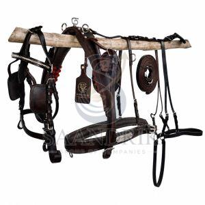 Heritage Crest Marathon Premium Two Tone Leather Horse Harness