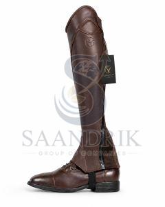 Heritage Curve Brown Leather Smooth Chap