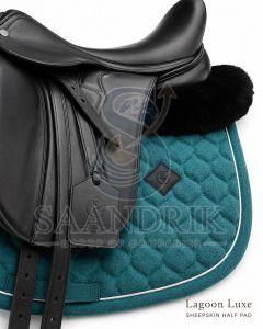 Lagoon Luxe Sheepskin Half Quilted Saddle Pad