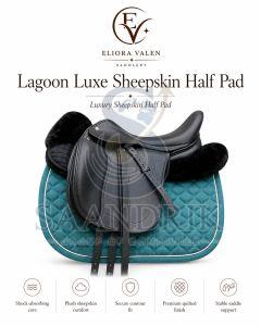 Lagoon Luxe Sheepskin Half Quilted Saddle Pad