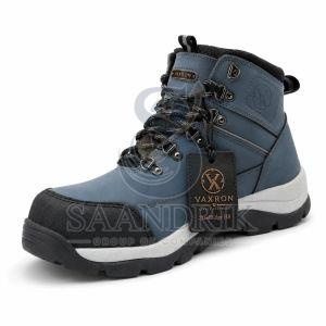 Steelridge H8 Black and Grey High Ankle Support Leather Safety Shoes