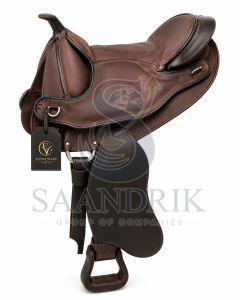 Terraridge Comfort Brown Leather Horse Western Saddle