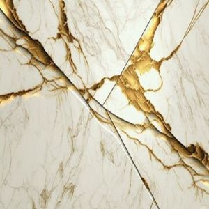 Gold Vein Design Vitrified Polished Tile