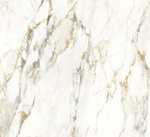 White Glossy Finish Marble Floor Tile