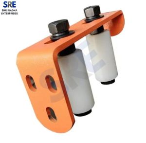 Powder Coated Side Mount Gate Guide Roller