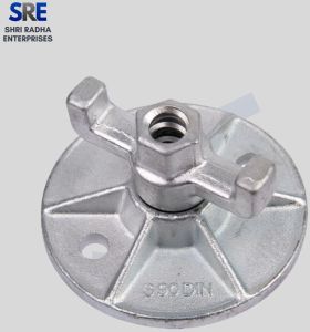 Scaffolding Jack Base Plate with Wing Nut