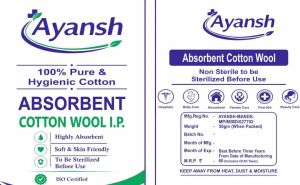 50 Gm Absorbent Cotton Wool Roll