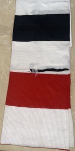 Knitted Auto Stripe Waffle Fabric