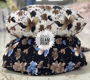 Glam Floral Printed Fabric