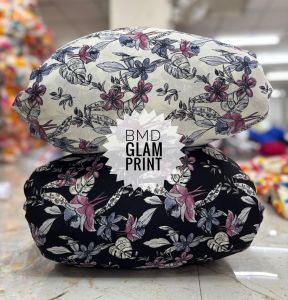 Glam Floral Printed Fabric