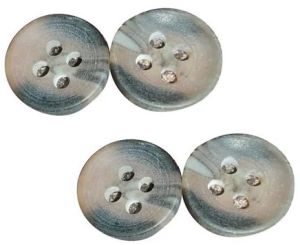 14mm Ox Buffalo Horn Button