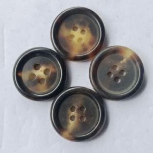 21mm Ox Buffalo Horn Button