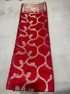 Bridal Red Banarasi Silk Saree for Wedding Wear