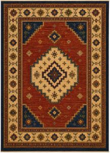 Premium Hand-Knotted Geometric Medallion Carpet