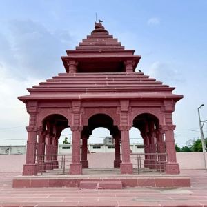 Artistic Red Sandstone Temple
