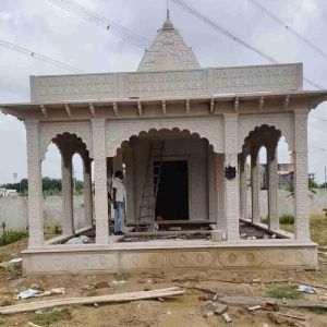 Carved Pink Sandstone Temple