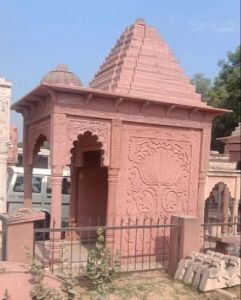Elegant Red Sandstone Temple
