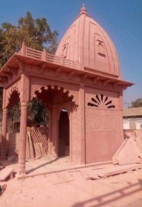 Elegant Red Sandstone Temple