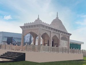 Premium Quality Pink Sandstone Temple