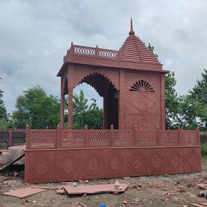 Premium Red Sandstone Temple