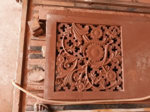 Rectangular Red Sandstone Jali