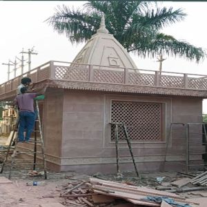 Traditional Pink Sandstone Temple