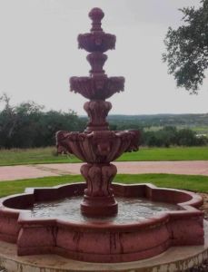 Red Sandstone Fountain