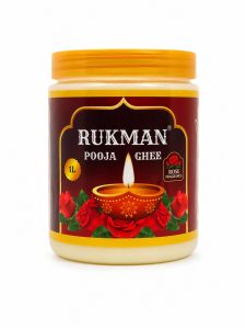 1 Liter Rukman Rose Pooja Ghee