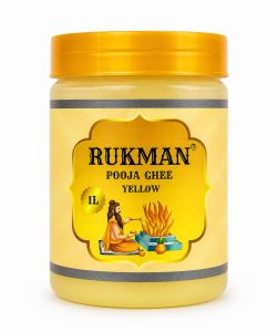 1 Liter Rukman Yellow Pooja Ghee