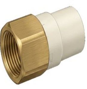 Female Hexagonal Brass Inserts CPVC Adapter