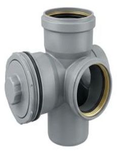UPVC SWR Pipe Reducer Tee With Door