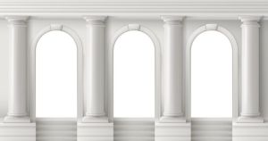 Decorative GRC Arch Column