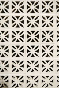 Floral Cross Vent GRC Jali Block