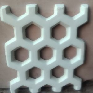 Hexa Grid GRC Jali Panel