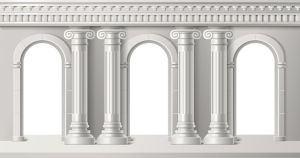 Ionic Arch GRC Column